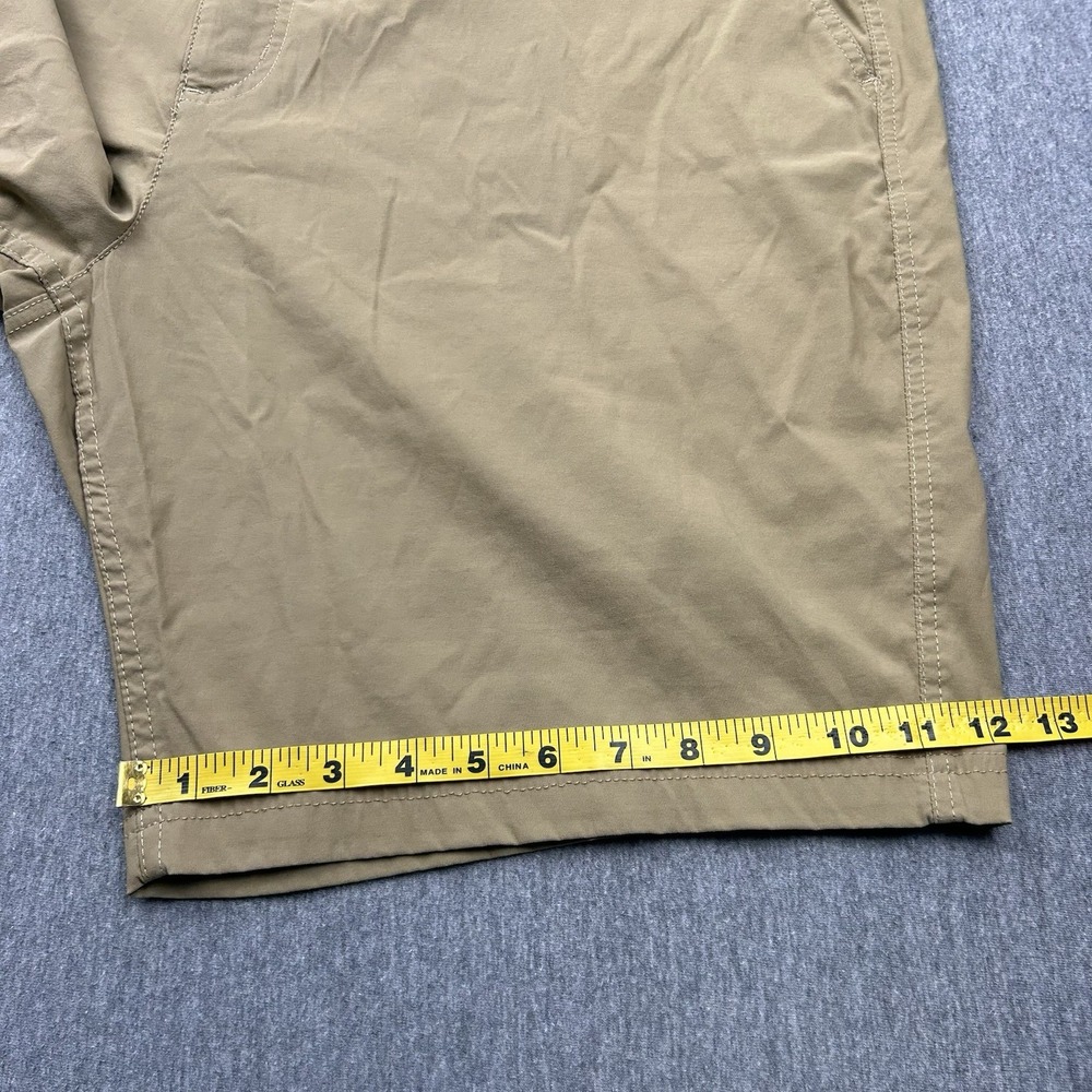 Eddie Bauer Travex Shorts Men's 44 Khaki Flat Front 10" Inseam Outdoor Hiking - Picture 5 of 15